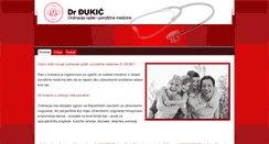 Desktop Screenshot of drdjukic.com