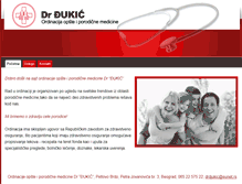 Tablet Screenshot of drdjukic.com